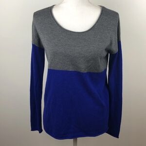 Splendid Blue and Gray Cashmere Blend sweater S